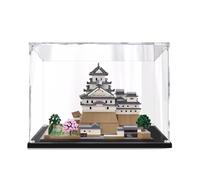 LAMAME Vetrina in Acrilico per Castello di Himeji Modello, Trasparente Antipolvere, Compatibile con Lego Technic 21060 Blocchi Costruzione, 3MM