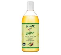 L'AMANDE - Bagnoschiuma Uomo e Donna con Oli Essenziali Aromatici Bio dell'Umbria, Docciaschiuma Gel Detergente e Idratante Corpo - Bagno Schiuma Delicato e Naturale a pH Dermatologico, 500 ml