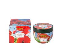 L'AMANDE - Crema Corpo Profumata con Acido Ialuronico, Olio di Oliva e Vitamina E Antiossidante - Crema Corpo Idratante Pelle Secca e Nutriente Effetto Elastico, Luminoso e Antiage - Papavero, 300 ml