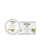 L'AMANDE - Crema Corpo Profumata con Acido Ialuronico, Vitamina E, Olio Essenziale di Cipresso Bio, Antiossidante ed Emolliente - Crema Corpo Idratante e Delicata per Pelle Morbida e Vellutata, 200 ml