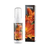 L'AMANDE - Deodorante Donna Spray senza Alcool e Sali di Alluminio, Delicato e Naturale per Pelli Sensibili, Deodorante Donna Idratante alla Rosa, Vaniglia e Gelsomino - Lili, 100 ml