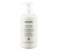 L'Amande Latte sapone mani al latte e menta - Detergente esfoliante per le mani, 250 ml