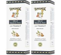 L'AMANDE® Olio di Mandorle Dolci 2x250 ml Olio