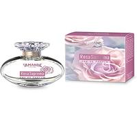 L'AMANDE - Profumo Donna Fresco e Delicato con Note di Camomilla e Bergamotto, Profumo Donna Rosa Suprema 50 ml