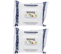 L'AMANDE® Salviette Struccanti all’Olio di Mandorle Dolci 2x1 St