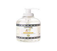 L'AMANDE - Sapone Liquido Mani e Corpo Fresco e Delicato, Bagnoschiuma Gel Detergente Nutriente con Vitamina C e Carotene, Sapone Mani e Docciaschiuma Naturale, Olio Essenziale di Arancia Dolce 300 ml