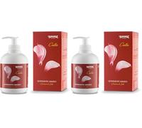 L'AMANDE - Sapone Liquido Mani e Corpo Fresco e Delicato, Bagnoschiuma Gel Detergente Nutriente e Idratante, Sapone Mani e Docciaschiuma Naturale con Note di Rosa, Bergamotto, Gelsomino - Calla 300 ml
