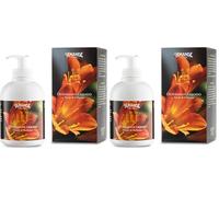 L'AMANDE - Sapone Liquido Mani e Corpo Fresco e Delicato, Bagnoschiuma Gel Detergente Nutriente e Idratante, Sapone Mani e Docciaschiuma Naturale, Note di Vaniglia, Bergamotto, Gelsomino - Lili 300 ml