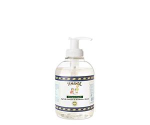 L'AMANDE - Sapone Liquido Mani e Corpo Fresco e Delicato, Bagnoschiuma Gel Detergente Nutriente e Tonificante - Sapone Mani e Docciaschiuma Naturale con Olio Essenziale di Mandarino e Menta, 300 ml