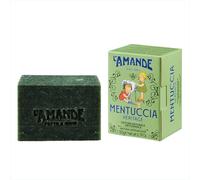 L'Amande Sapone naturale artigianale alla mentuccia detergente e tonificante, 150 g