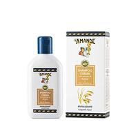 L'AMANDE - Shampoo Capelli Ricci con Vitamina E e Olio di Mandorle Dolci, Crema Capelli Ricci Rivitalizzante con Sali Minerali, Shampoo Uomo e Donna Delicato Idratante - Avena e Olio di Sesamo, 200 ml