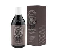 L'AMANDE - Shampoo Doccia e Balsamo Uomo Purificante ed Energizzante con Pepe Nero - Docciaschiuma Gel Detergente e Doccia Shampoo Idratante per Corpo Capelli Viso Barba, Bagnoschiuma Delicato, 250 ml