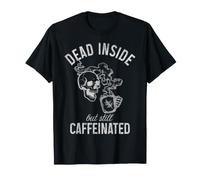 L'amante del caffè Halloween è Morto Dentro ma Ancora caffeinato Maglietta
