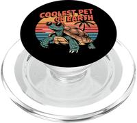 L'amante delle tartarughe retrò più cool della terra PopSockets PopGrip per MagSafe