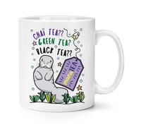 Lamantino Tè 284ml Tazza - Divertente Animale Mare Carino Scherzo