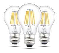 Lamapdine E27 LED, Bassa Tensione AC/DC 12V-24V Bianco Caldo 2700K 6W 600lm A60 Lampada Filamento a LED Edison ES Vinatge Incandescenza 60W Equivalente, CRI 80+ per RV Camper Marine (Pezzi da 3)