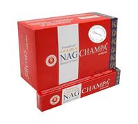 Lamare - Nag Champa - 12 confezioni da 15 g = 180 g - Aromaterapia - Meditazione - Spiritualità - 100% Naturale EcoFriendly