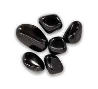 LAMARE - Tormalina Nera - Ciottoli Levigati - Pietre Naturali - 80 grammi (tra 5 e 8 pezzi)