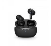 LAMAX In-Ear Clips1 Play black BT 5.3 Akku 35 Std. NUOVO
