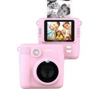 Lamax InstaKid1 Fotocamera istantanea Rosa Batteria integrata, con flash integrato, Video Full HD, A prova di spruzzi