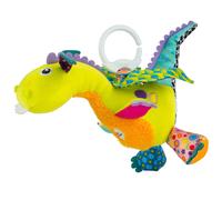 LAMAZE Flip Flap Dragon, Clip on Pram and Pushchair Newborn Baby Toy, Sensory To