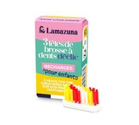 LAMAZUNA 3 testine di spazzola per denti ricaricate per bambini