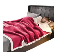 Lamb Fleece Blanket Winter Thick Blanket Bed Blanket Coral Flannel Student Dormitory Single (Color : B Size : 150 * 200cm) (B 200 * 230cm)