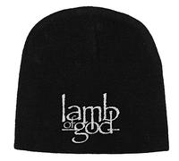 Lamb Of God Beanie Hat Band Logo Nuovo Ufficiale Nero Size One Size