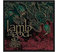 Lamb of God - Patch religioso, 10 cm x 10 cm, 1 pezzo, Croce, Gotico, iron-on