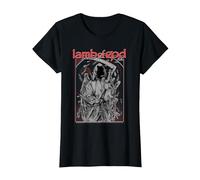 Lamb of God RAF Reaper Maglietta, Donna, Nero, XL