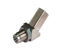 Lambda Sensor Adattatore Distanziatore Universale Per Sensore Di Ossigeno O2 Catalitico Da 90 Gradi, 135 Gradi E 180 Gradi, Per Spia Motore Tappo Controllo CEL Oxygen Sensore(135 degree spacer)