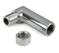Lambda Sensor O2 CEL Fix M18*1,5 Angolato A 90 Gradi Per Auto, Estensione Distanziatore Per Sensore Ossigeno Allo Scarico Sensore Sonda Lambda