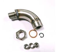 Lambda Sonda Sensore Ossigeno Estensione Sensore Ossigeno O2, Curvatura A J, Distanziale Universale Per Idrogeno, Connettore M18*1,5 Inserti Regolabili Per Flusso Gas