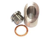 Lambda Sonda Sensore Ossigeno Tappi E Di Montaggio Per Sensore Ossigeno O2, Angolati A 45 Gradi, Con Intaglio, Per, Saldati Allo Scarico, M18