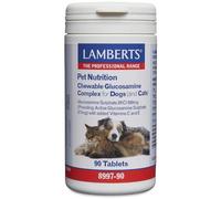 Lamberts 8997-90 Pet Nutrition Complesso Glucosamina Masticabile Cani e Gatti