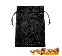 Lambo Carte Tarocchi - Borsa in velluto con carta tarocchi con coulisse e strass, pochette in tessuto, borse regalo a mano 13 x 18 cm per carte tarocchi, gioielli, dadi e altro ancora
