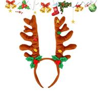 Lambo Fasce di Natale | Fasce per capelli Fasce di renna campana,Strisce per capelli copricapo di Natale, fibbia della testa di Natale, accessori per capelli di Natale per regali di festa, costume da