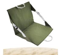 Lambo Sedile tribuna con schienale - Cuscino pieghevole da spiaggia con supporto per la schiena | Mobili da campeggio per escursioni, picnic, vacanze in spiaggia, eventi sportivi,