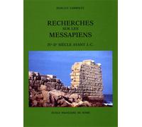 Lamboley,Jean-Luc. - Recherches sur les Messapiens. IVe-IIe siècle avant J.-C.