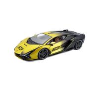 Lamborghini Sian Fkp 37 #63 Yellow Fade Colour 2020 1:18 Model BBURAGO