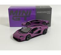 Lamborghini Countach LPI 800 4 Viola 30° LHD 1:64 Mini GT MGT00865L