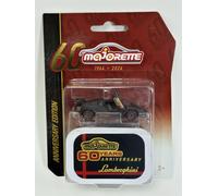 Lamborghini Countach S Nero Opaco 1:64 Scala Majorette 60 Anni Anniversario Ed