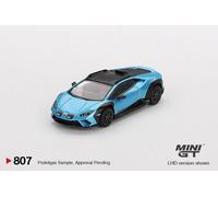 Lamborghini Huracan Sterrato Blu Aegir LHD 1:64 Scala Mini GT 00807L