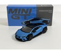 Lamborghini Huracan Sterrato Blu Aegir RHD 1:64 Scala Mini GT MGT00807R