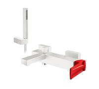 Lamborghini Hyper rubinetto vasca con set doccia, HYP9920-BO+LEV001-FL, Lamborghini Hyper arctic white [Rubinetteria Bagno > Rubinetteria Vasca]