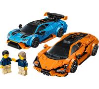 lego speed champions - lamborghini revuelto e huracán sto - lego 77238 2 bolidi con 2 minifigure dei piloti anni 10+ 607pz