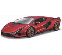 Lamborghini Sian FKP 37 rosso metallic modello di auto 21099 Bburago 1:24