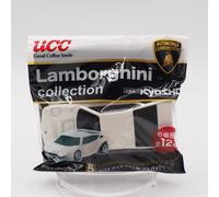 Lamborghini Urraco Rally White Mini Car Pull Back Car Kyosho UCC Japan ZE352