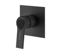 Lamborghini Vortex rubinetto doccia, per corpo incasso, VOR1990-NO+LEV002A-NONO, Lamborghini Vortex matt black [Rubinetteria Bagno > Rubinetteria Doccia]