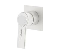 Lamborghini Vortex rubinetto doccia / rubinetto lavabo, per corpo incasso, VOR9911-BO+LEV002A-BOBO, Lamborghini Vortex arctic white [Rubinetteria Bagno > Rubinetteria Doccia]